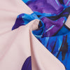 Floral Bowknot Print Maxi Flare Dress