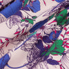 Floral Bowknot Print Maxi Flare Dress