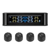 ZEEPIN C220 Car Solar Powered TPMS 4 External Sensors