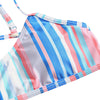 Striped Thong Bikini Set
