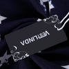 Lady Stripe Vintage Flag V-neck Ball Gown Sleeveless Dress
