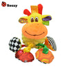 SOZZY Animal Shape Pull Shock Lathe Hanging Rattle Plush Toy
