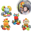 SOZZY Animal Shape Pull Shock Lathe Hanging Rattle Plush Toy
