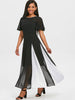 Hit Color See Thru Dress