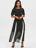 Hit Color See Thru Dress