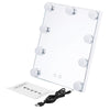 9 LEDs Bulbs Dimmable Tabletop Touch Control Cosmetic Mirror