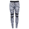 Mid Waist Print Skinny Leggings Elastic Women Yoga Pants