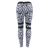 Mid Waist Print Skinny Leggings Elastic Women Yoga Pants