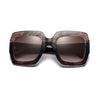 Newly Retro Womens Sunglasses Luxury Designer Oversized Square Sunglasses UV400