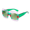 Newly Retro Womens Sunglasses Luxury Designer Oversized Square Sunglasses UV400