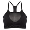 Spaghetti Strap Padded Mesh Mid Waist Women Sports Suit