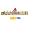 DIY Assembled Parking Lot Model Toy with Alloy Railcar