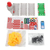 DIY Assembled Parking Lot Model Toy with Alloy Railcar
