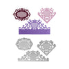 Lace Style Metal Cutting Dies Set for Greeting Card Cover