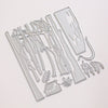 Tree Pattern Carbon Steel Stencil Template Mould for DIY Scrapbook Album Paper Card Embossing Craft Decoration