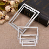 DIY Quadrilateral Border Metal Cutting Dies Set for Greeting Card Cover Photo Album