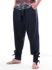 Bow Tie Narrow Feet Harem Pants with Belt