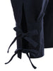 Bow Tie Narrow Feet Harem Pants with Belt