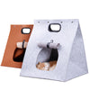 Creative Felt Cat Dog Bed House Pet Sleeping Bag