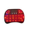 2.4GHz Wireless QWERTY Keyboard with Touchpad Mouse  -  ENGLISH  BLACK