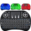 2.4GHz Wireless QWERTY Keyboard with Touchpad Mouse  -  ENGLISH  BLACK