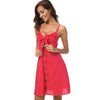 Knotted Cut Out Polka Dot Dress