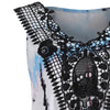 Sleeveless Sharkbite Hem T-shirt with Lace