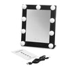 Table Model Square LED Portable Makeup Mirror