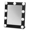 Table Model Square LED Portable Makeup Mirror