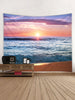 Sunset Beach Print Wall Hanging Tapestry