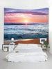 Sunset Beach Print Wall Hanging Tapestry