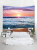 Sunset Beach Print Wall Hanging Tapestry