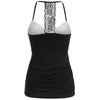 Hit Color Open Back Slip Top