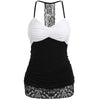 Hit Color Open Back Slip Top