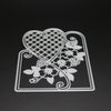 DIY Love Grid Flower Metal Stencil Cutting Die for Scrapbook Album Paper Craft