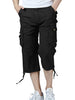 Pockets Drawstring Hem Cargo Pants