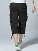 Pockets Drawstring Hem Cargo Pants