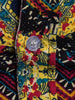 Ethnic Square Print Short Sleeve Breathable Shirt