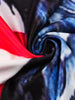 3D USA Flag Eagle Print Tee
