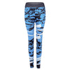 Mid Waist Print Skinny Elastic Leggings Women Yoga Pants