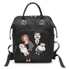 baoerdai1845-1 Cartoon Female Backpack with Oxford Fabric