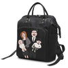 baoerdai1845-1 Cartoon Female Backpack with Oxford Fabric
