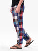 Checkered Sweatpants with Drawstring