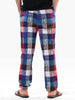 Checkered Sweatpants with Drawstring