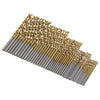 HSS Titanize Round Shank Auger Twist Spiral Bits 50PCS