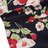 Halter Neck Floral Print Mermaid Style Women Two-piece Dress