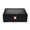 10 Grids Wooden Watch Display Box Jewelry Storage Organizer