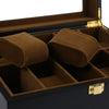 10 Grids Wooden Watch Display Box Jewelry Storage Organizer