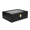 10 Grids Wooden Watch Display Box Jewelry Storage Organizer