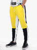 Drawstring Panel Side Zip Hem Pants